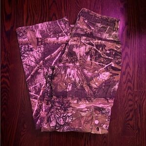 Finesse Patterned Trousers with Button Detail